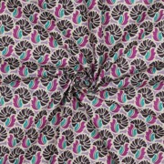 FINE POPLIN FLOWERS PURPLE (thumbnail) #3