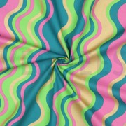 FINE POPLIN FOIL STRIPES GREEN (thumbnail) #3