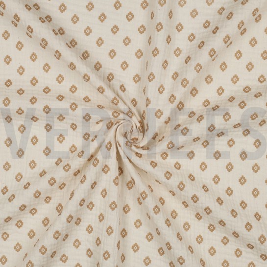 DOUBLE GAUZE GOTS NATURALS BOHEMIAN NATURAL #7