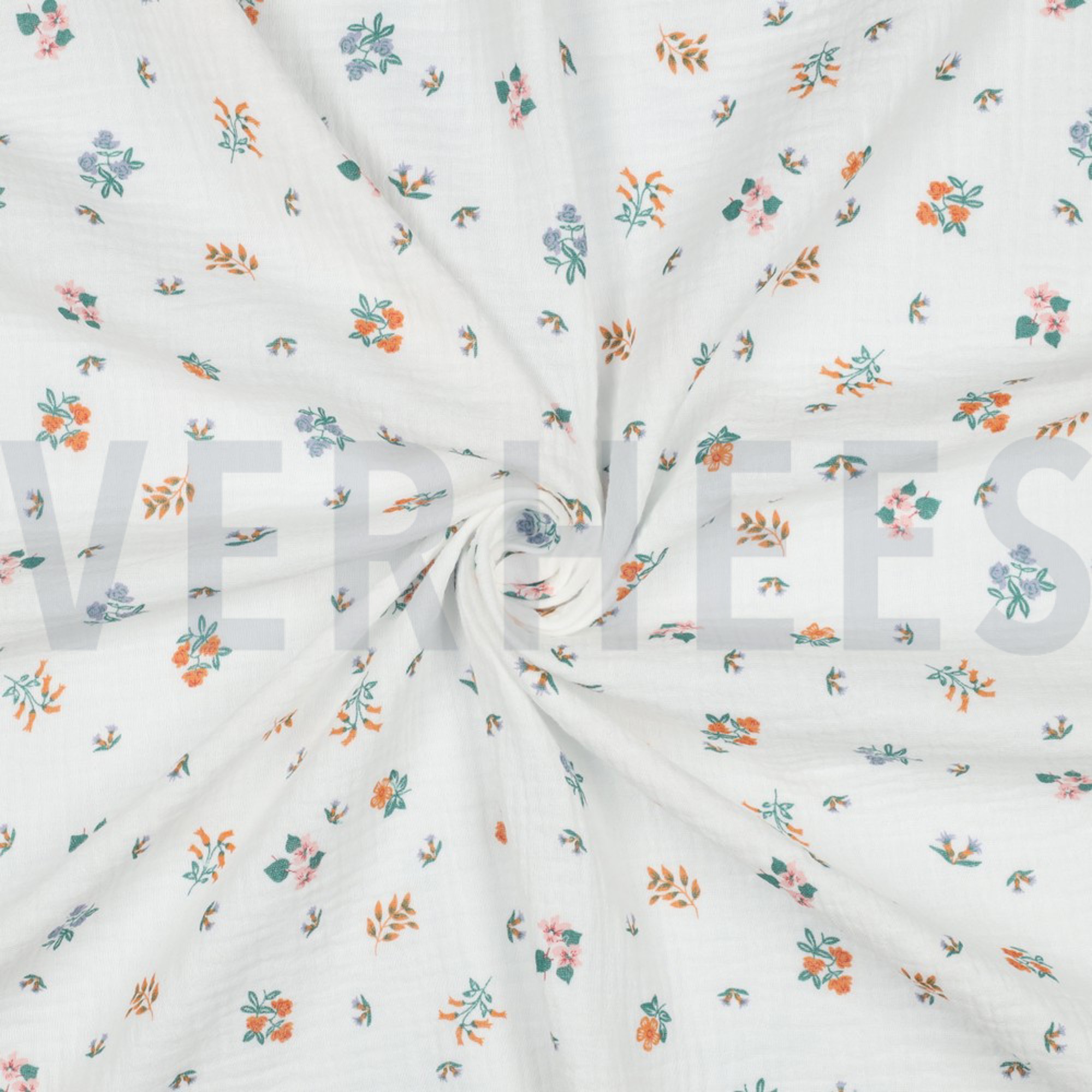 DOUBLE GAUZE FLOWERS WHITE (high resolution) #3