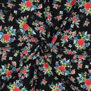LENZING ECOVERO DIGITAL FLOWERS BLACK (thumbnail) #3