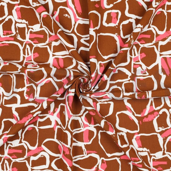 VISKOSE RADIANCE ABSTRAKT KARAMELL #7