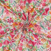 COTTON VOILE DIGITAL FLOWERS PINK (thumbnail) #3