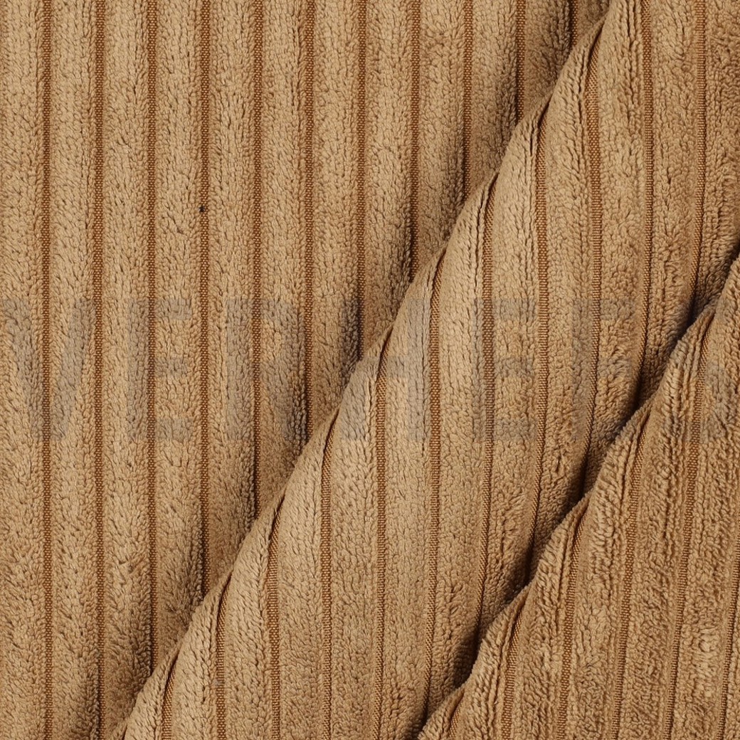 VELOURS DECO CORDUROY CAMEL #3