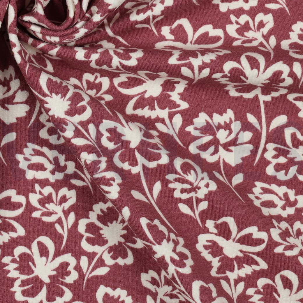 SOFT SWEAT FLOWERS ROSEWOOD #3