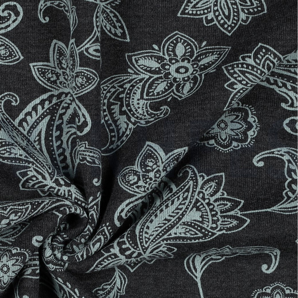 SWEAT MELANGE PAISLEY ANTHRACITE MELANGE #3