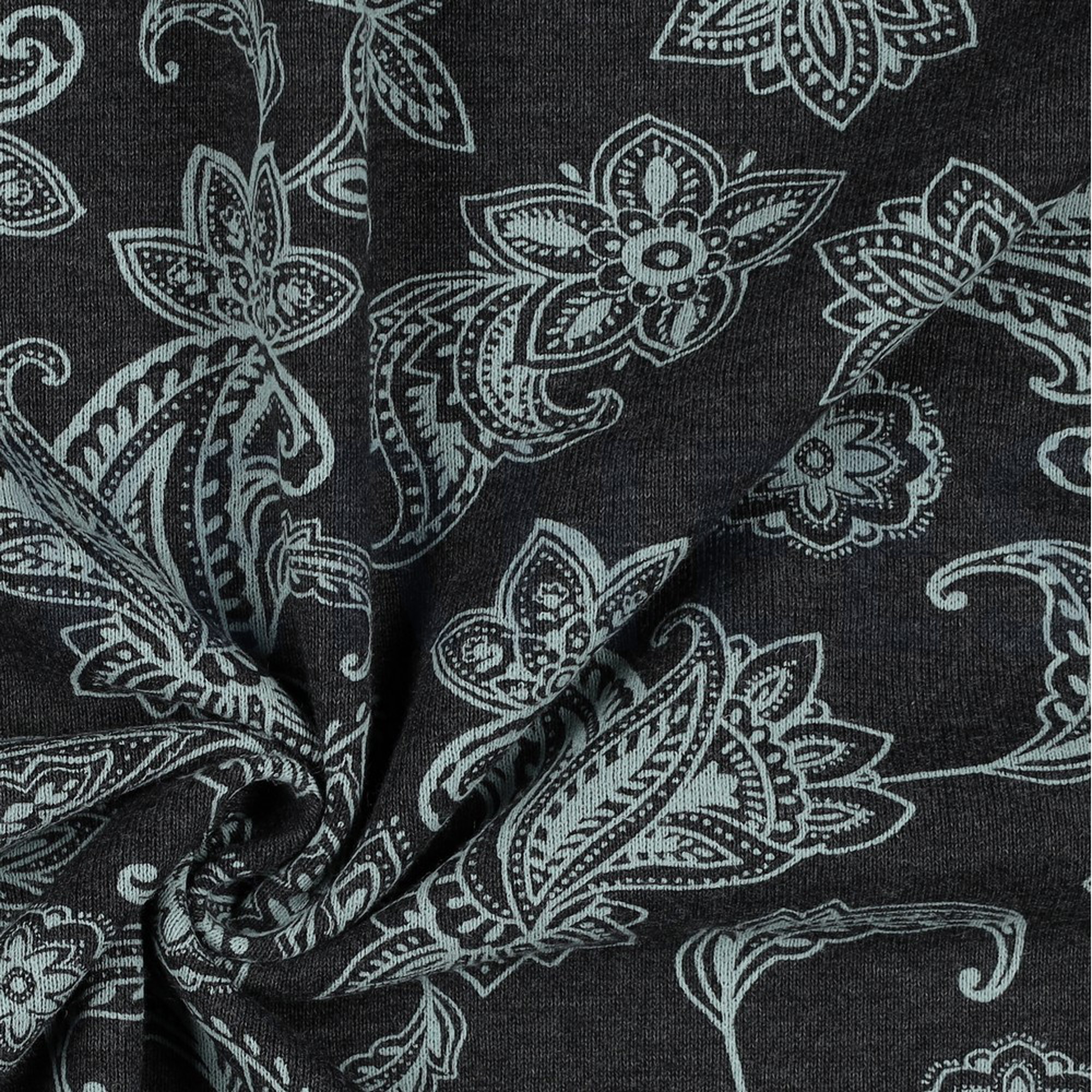 SWEAT MELANGE PAISLEY ANTHRACITE MELANGE (high resolution) #3