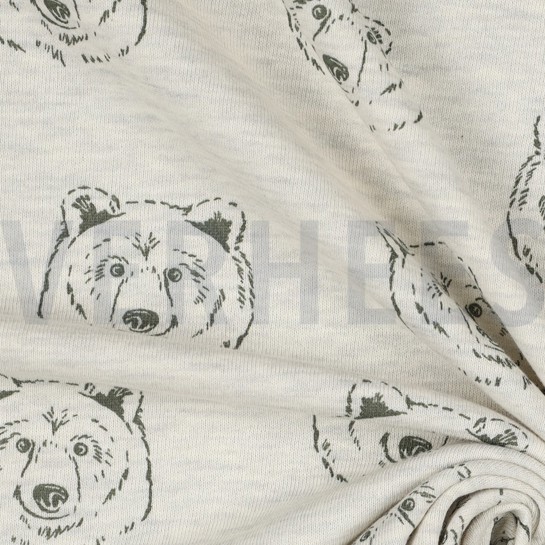 SWEAT MELANGE BEREN ECRU GEMÊLEERD #7