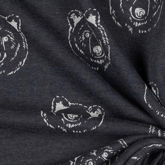 SWEAT MELANGE OURS INDIGO CHINÉ #7