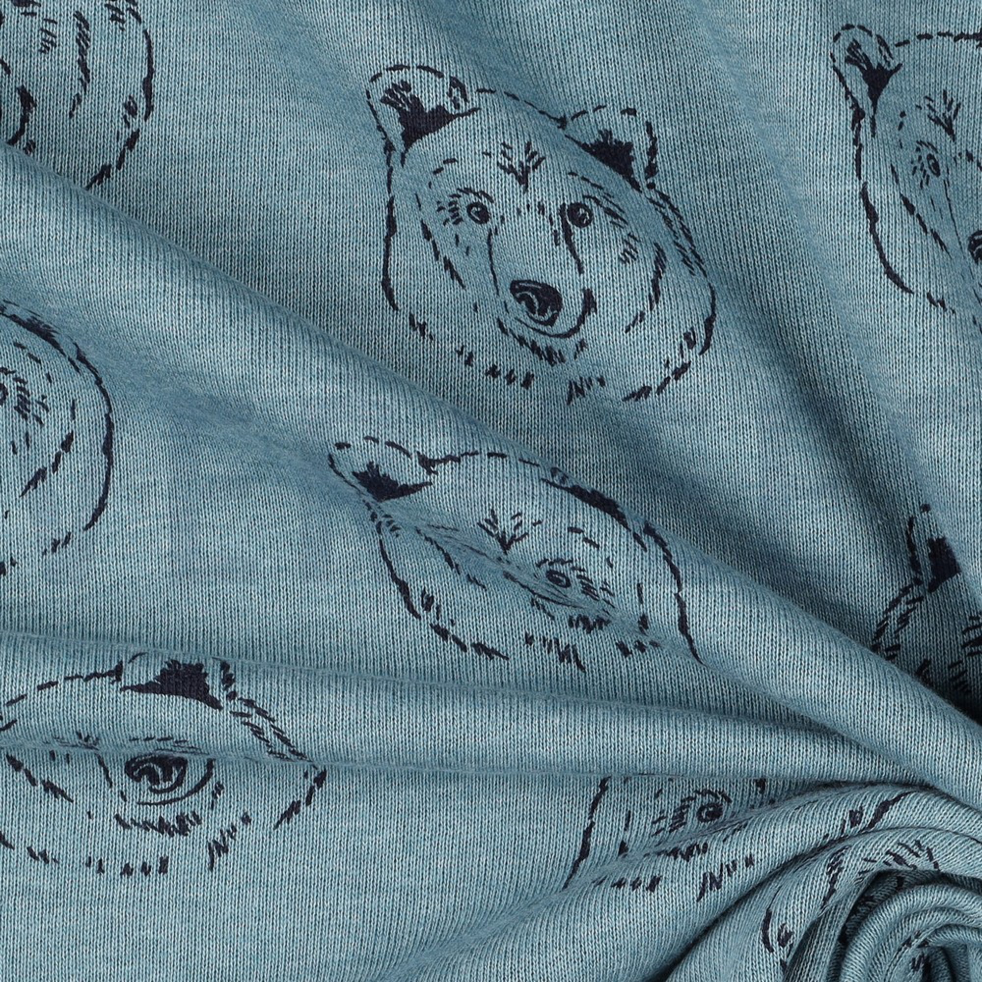 SWEAT MELANGE BEARS SMOKE BLUE MELANGE (high resolution) #3