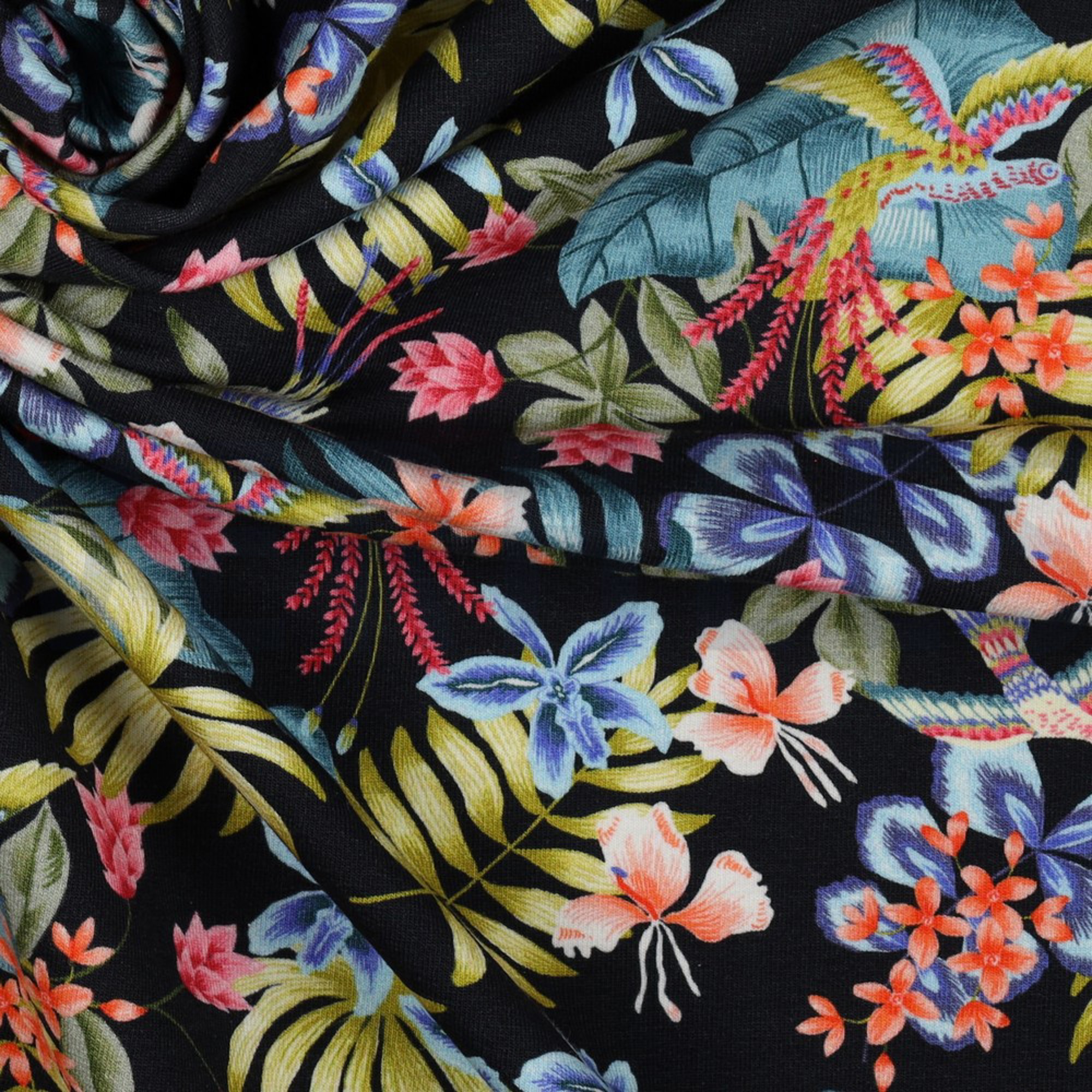 SWEAT DIGITAL TROPICAL BIRDS NAVY (high resolution) #3