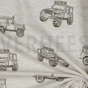 JERSEY MELANGE CARS ECRU MELANGE (thumbnail) #3