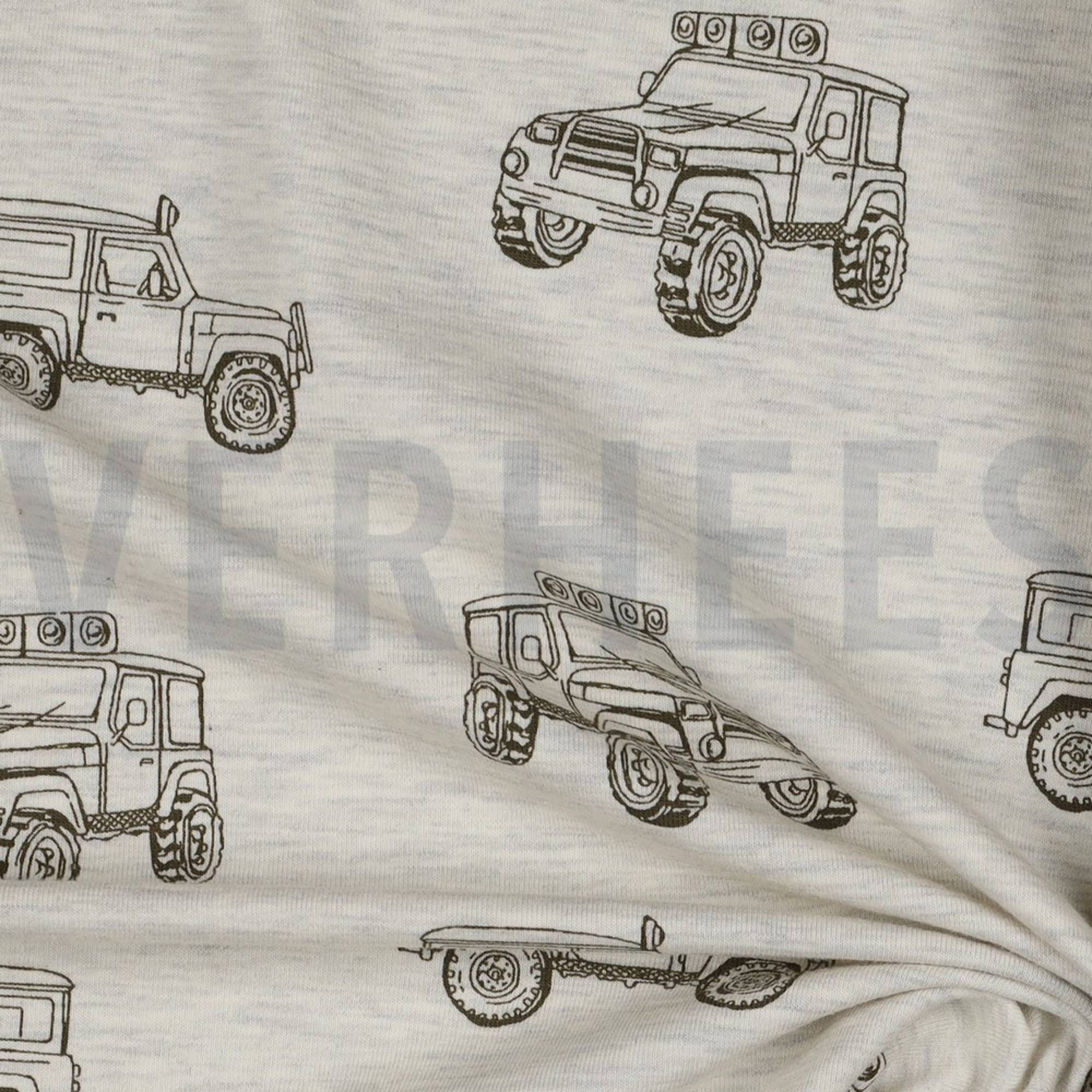 JERSEY MELANGE CARS ECRU MELANGE (high resolution) #3