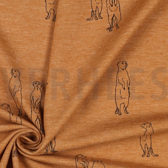 JERSEY MELANGE STOKSTAARTJES CAMEL GEMÊLEERD #7