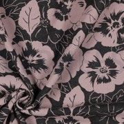 JERSEY MELANGE FLOWERS ANTHRACITE MELANGE (thumbnail) #3
