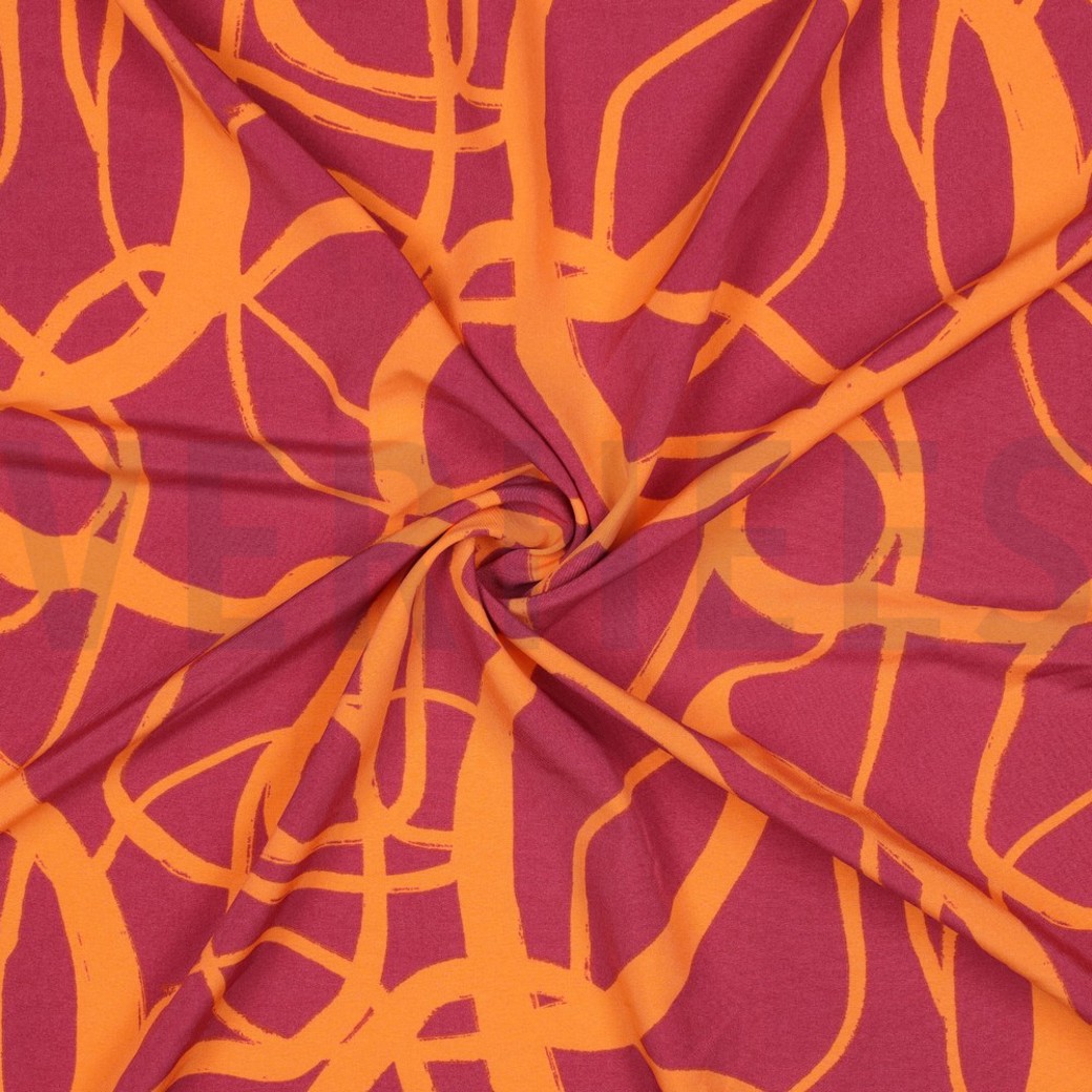 MAGNOLIA STRETCH ABSTRACT PINK #3