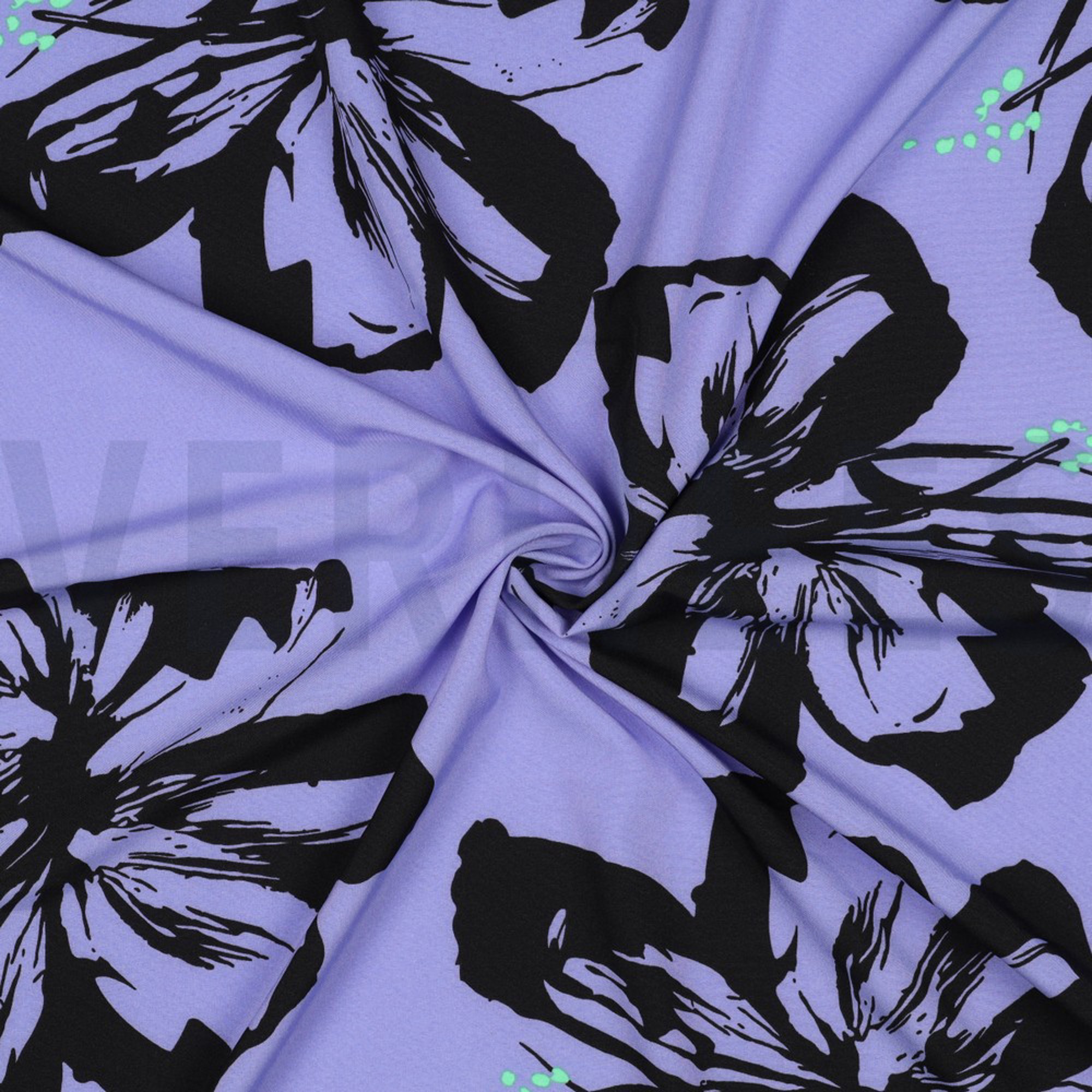MAGNOLIA STRETCH FLOWERS LIGHT BLUE (high resolution) #3