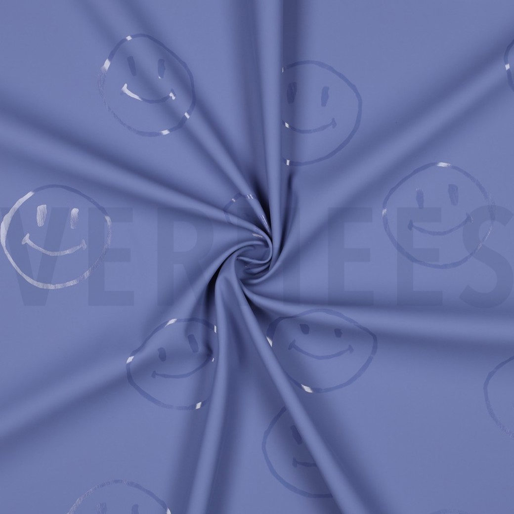 RAINCOAT HAPPY FACES BLUE #3