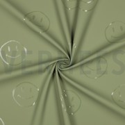 RAINCOAT HAPPY FACES ARMY GREEN (thumbnail) #3