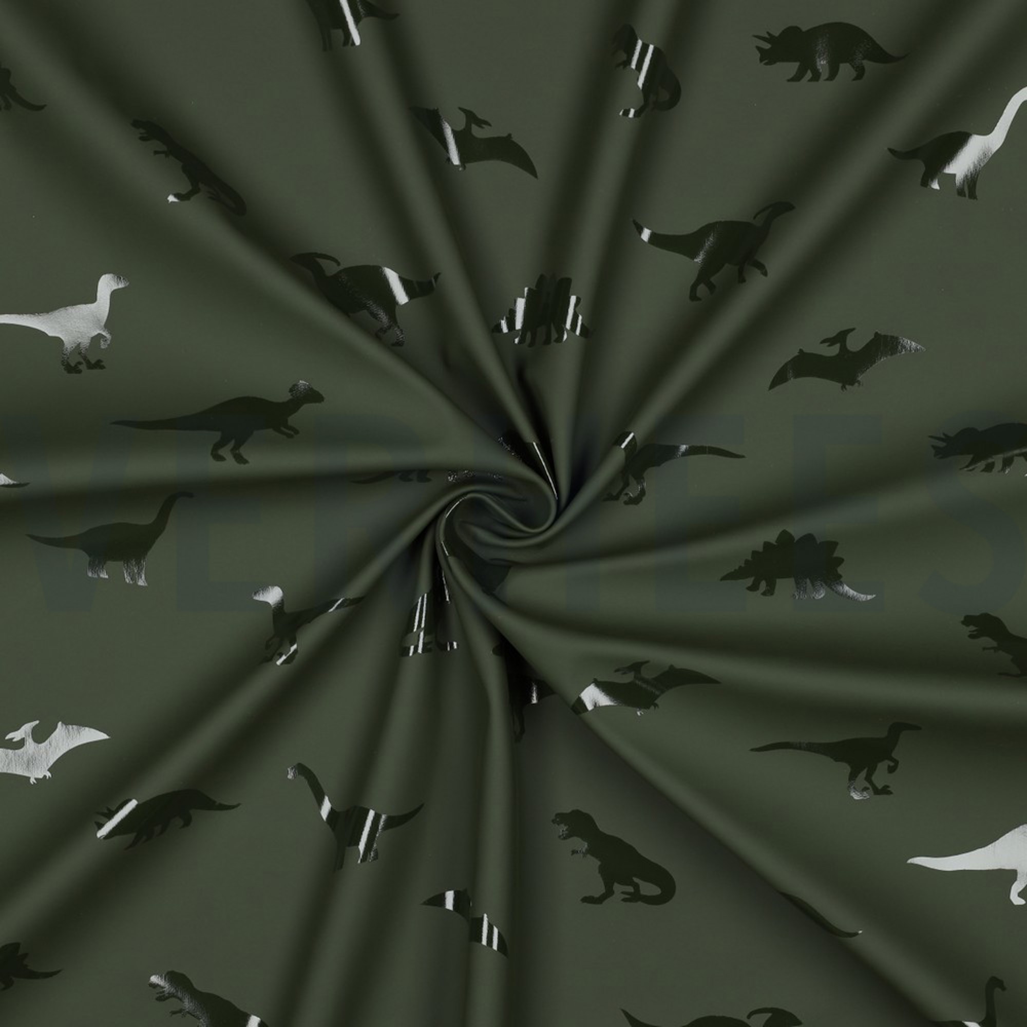RAINCOAT DINOSAURS DARK GREEN (high resolution) #3