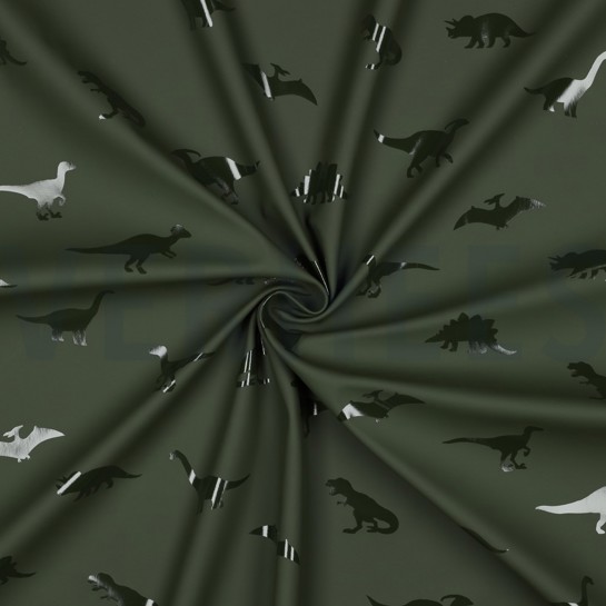 RAINCOAT DINOSAURS DARK GREEN #7
