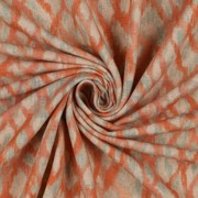 LINEN JERSEY DIGITAL ANIMAL SKIN APRICOT (thumbnail) #3
