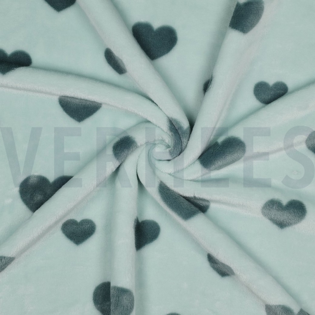 FLEECE HEARTS SAGE #3