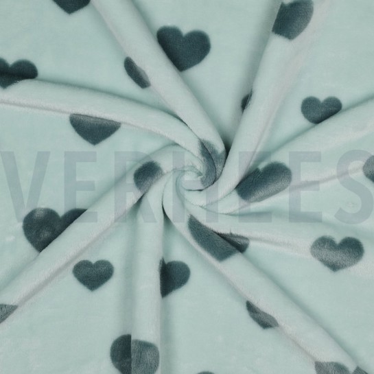 FLEECE HEARTS SAGE #7