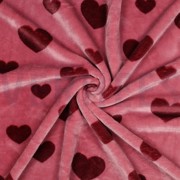 FLEECE HEARTS MAUVE (thumbnail) #3
