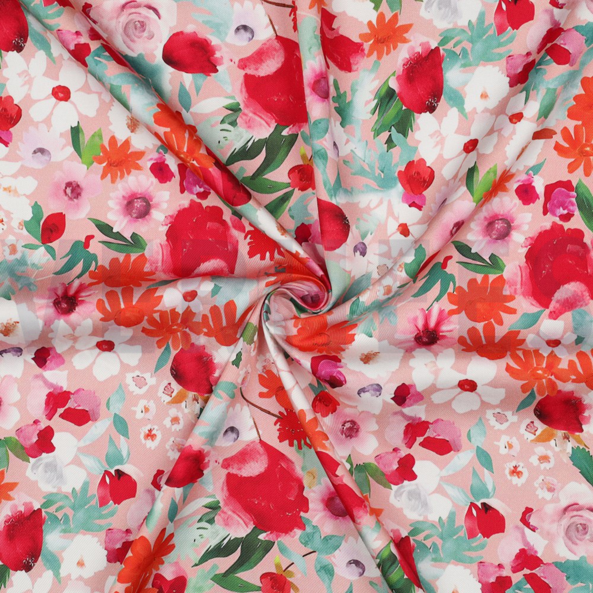 VISCOSE SATIN DIGITAL FLOWERS LIGHT PINK (high resolution) #3