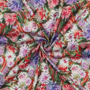 VISCOSE SATIN DIGITAL FLOWERS PURPLE (thumbnail) #3