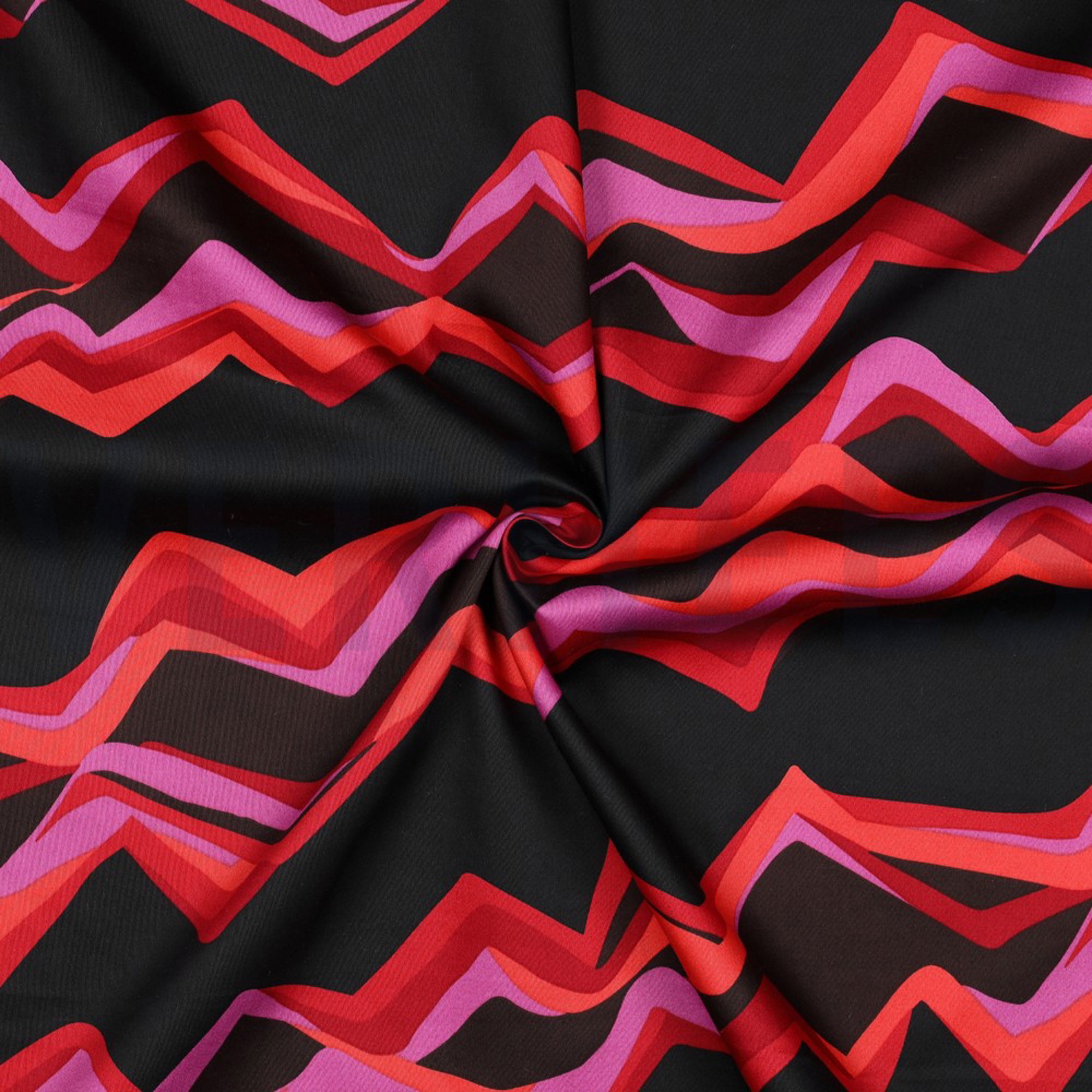 COTTON SATIN ABSTRACT DARK RED (high resolution) #3