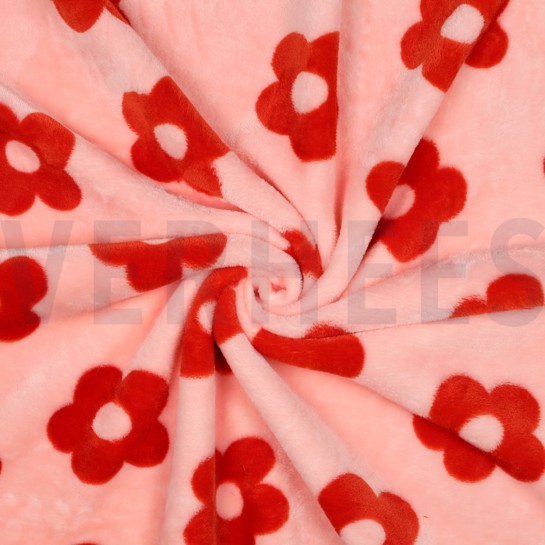 FLEECE BLOEMEN LICHTROZE #7