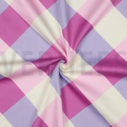 COTTON SATIN LARGE GINGHAM NERIDA HANSEN PURPLE (thumbnail) #3