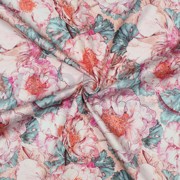 COTTON SATIN DIGITAL JAPANESE ANAMONE NERIDA HANSEN CORAL (thumbnail) #3