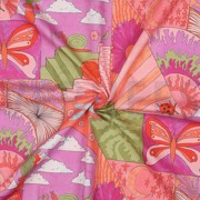 FINE POPLIN DIGITAL LITTLE CREATURES NERIDA HANSEN BRIGHT PINK (thumbnail) #3