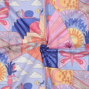 FINE POPLIN DIGITAL LITTLE CREATURES NERIDA HANSEN SKY BLUE (thumbnail) #3