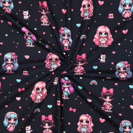 JERSEY DIGITAL PUPPEN MARINEBLAU #7