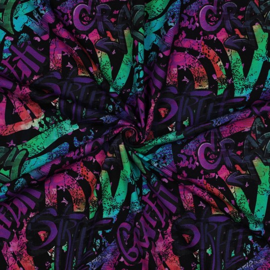 JERSEY DIGITAL GRAFFITI LILA/VIOLETT #7