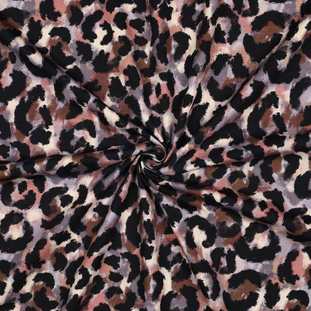 JERSEY DIGITAL ANIMAL SKIN LAVENDER #3