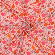 LENZING ECOVERO DIGITAL FLOWERS PEACH (thumbnail) #3