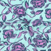 LENZING ECOVERO FLOWERS MINT (thumbnail) #3