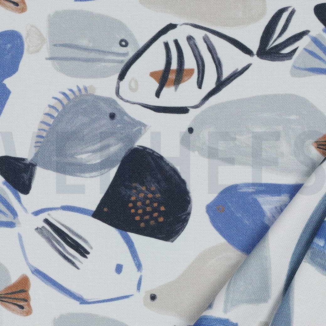 CANVAS DIGITAL MARITIME WHITE #3