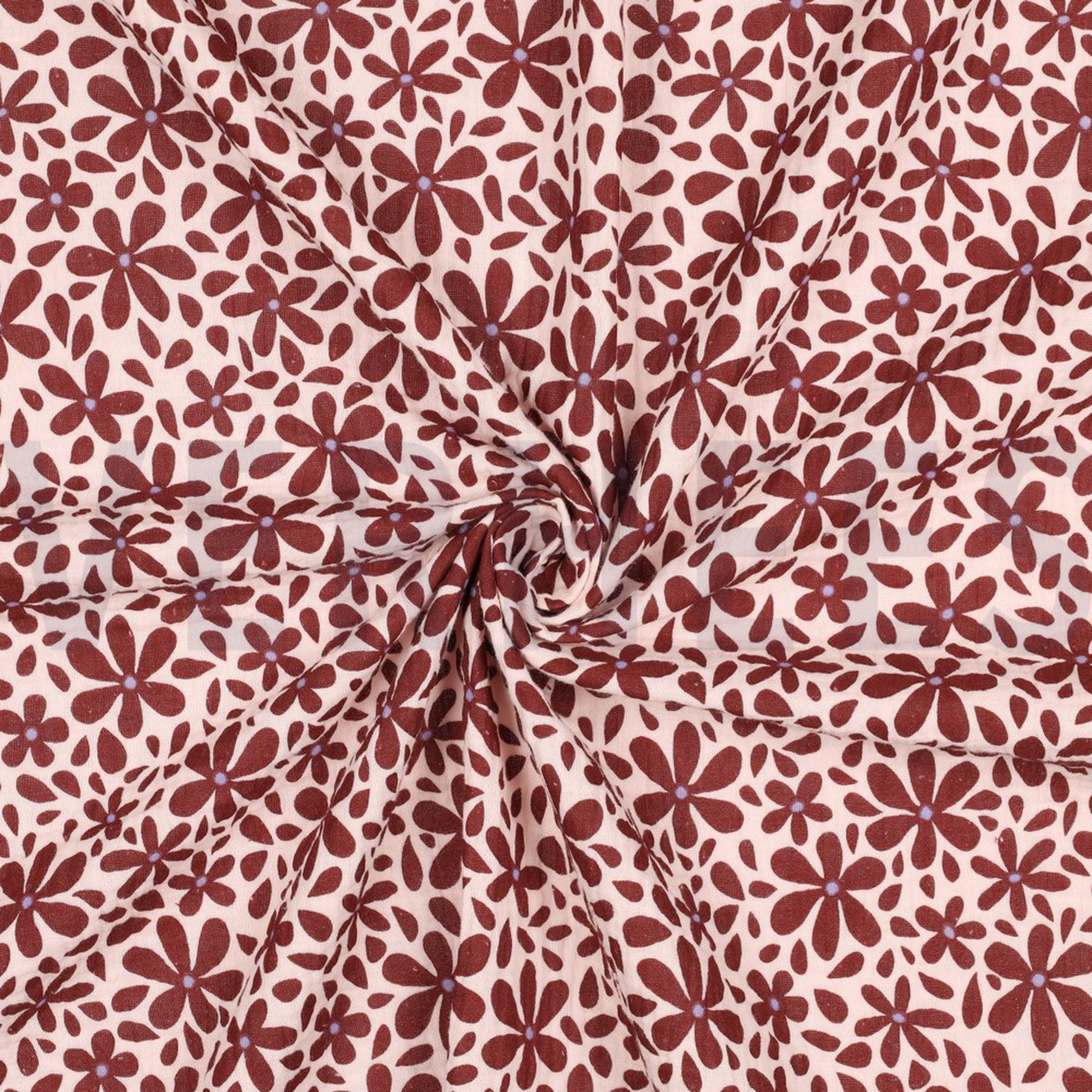 DOUBLE GAUZE FLOWERS PEACH (high resolution) #3