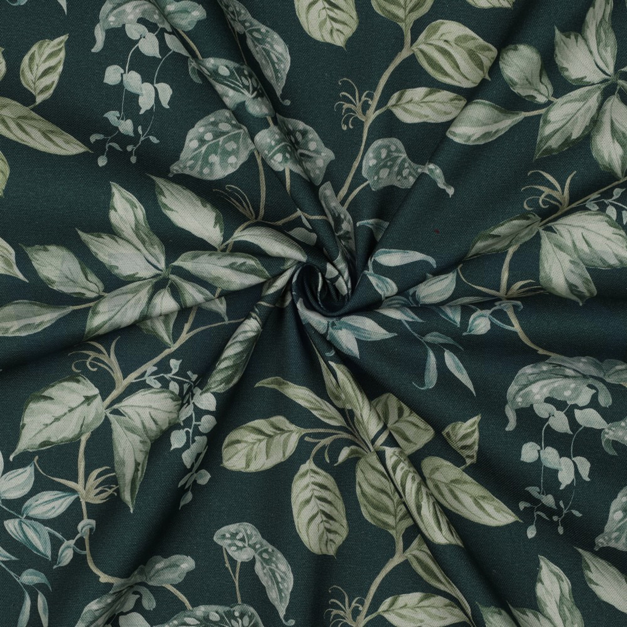 CANVAS DIGITAL LEAVES DARK GREEN (high resolution) #3