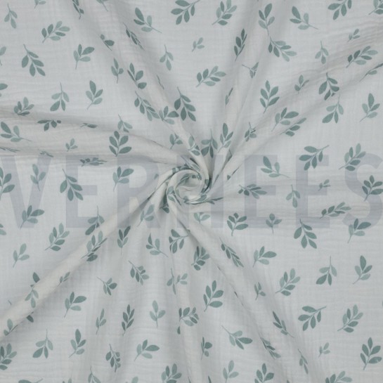 MUSSELIN BLÄTTER SALBEI #7