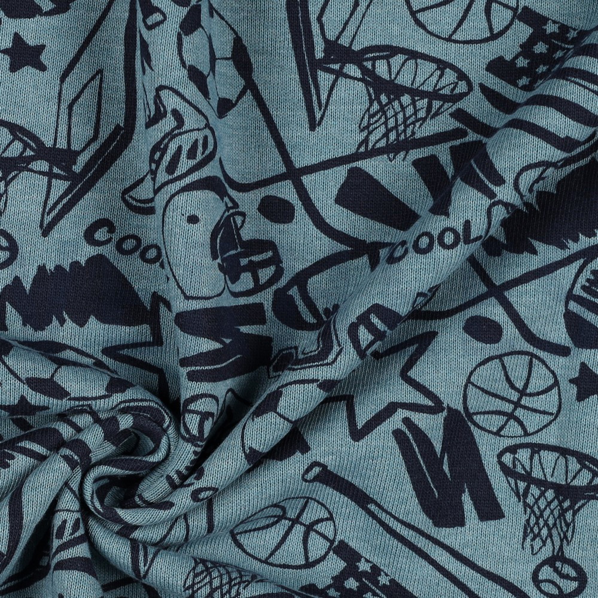 SWEAT MELANGE SPORTS SMOKE BLUE MELANGE (high resolution) #3