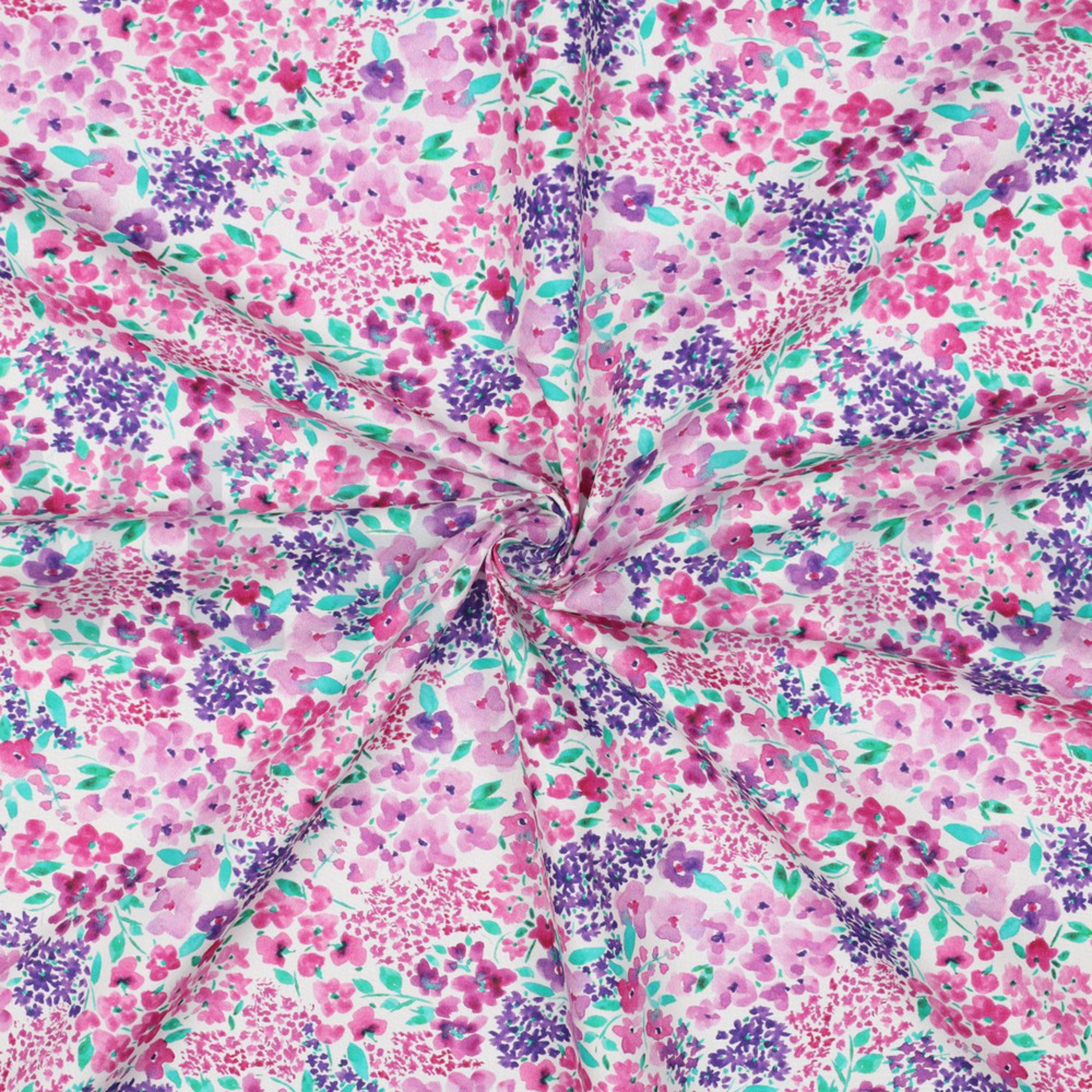 FINE POPLIN DIGITAL FLOWERS OFF-WHITE (high resolution) #3