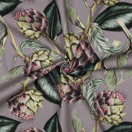 CANVAS DIGITAL ARTICHOKES LAVENDER #7