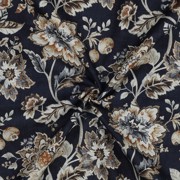 CANVAS DIGITAL FLOWERS NAVY (thumbnail) #3